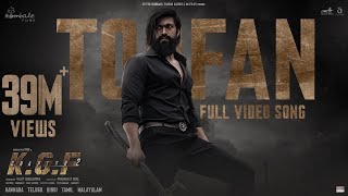 Toofan Video Song Hindi  KGF Chapter 2  Rocking Star Yash Prashanth Neel  Ravi Basrur Hombale [upl. by Airotciv]