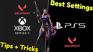 The Best Console Settings  Tips  Valorant Console Beta [upl. by Annoyek]