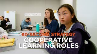 60 SecondStrategy Cooperative Learning Roles [upl. by Aenal]