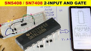 1004 SN7408 SN5408 2 input AND gate [upl. by Imot]