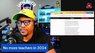 Teachers are quitting in droves in 2024 Tell them to call me [upl. by Garrard]