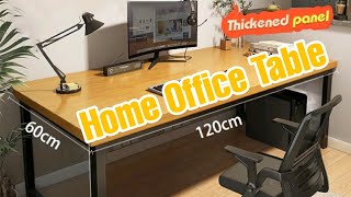 Office Table For Work From Home  Affordable Office Table  60cm X 120cm  Unboxing  Assemble [upl. by Eihcir10]