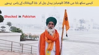 A Sikh Baba g From India Haryana came in Kartarpur After walked 356 kilometers on his feets [upl. by Olympia]