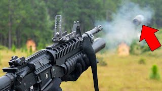 The Little but Powerful M320 amp M203 Grenade Launcher in Action  Shooting [upl. by Goff]