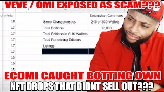 ECOMI OMI TOKEN LIES MISSING NFTS AND MORE MANIPULATION EXPOSED CAUGHT BOTTING OWN DROPS [upl. by Heiner]