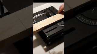 Mini table saw in action making the cut diy minitablesaw process woodworking [upl. by Camel]