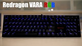 Redragon VARA Mechanical Keyboard Review [upl. by Nashner465]