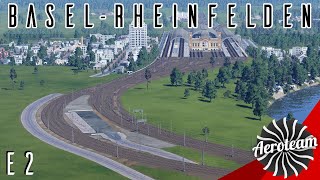 Connecting Basel amp Rheinfelden  Transport Fever 2 Timelapse Fictional Realism 2 [upl. by Atorod900]