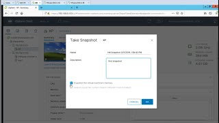 Creating and Managing Snapshots in VMware vSphere 65 Web Client  Part 11 [upl. by Honeywell813]