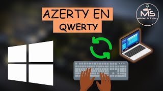 Changer un clavier azerty en qwerty ou Qwerty en Azerty [upl. by Stanzel648]