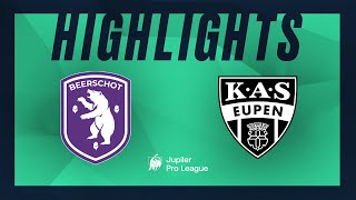 K Beerschot VA  KAS Eupen hoogtepunten [upl. by Natalie]