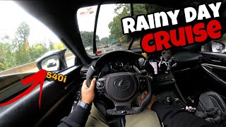 Driving My FBO Lexus RCF In The Rain  POV Drive [upl. by Lajib]