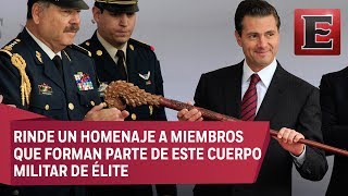 Peña Nieto se despide del Estado Mayor Presidencial [upl. by Earej]