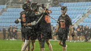 UNC vs Princeton Lacrosse Highlights [upl. by Neelrihs]