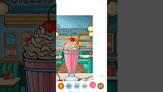 A Cherry Milkshake likesharesubscribe milkshake paintbynumber [upl. by Coopersmith849]