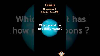 Which planet has how many moons  universe space moon [upl. by Norri]