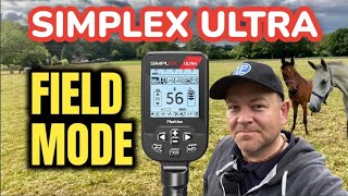 Nokta Simplex Ultra Field Mode  Metal Detecting [upl. by Leor]