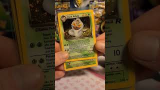 Team Rocket Dark Arbok Error Card WOC pokemoncards Pokemon pokemontcg teamrocket PokeCardFacts [upl. by Noswad]