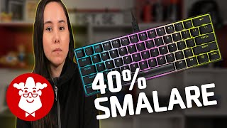 60 Tangentbord  ska man byta till ett mindre tangentbord Corsair K65 RGB Mini [upl. by Naic]