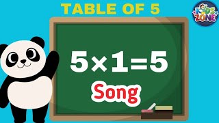 Table of 5  Learn Multiplication Table of 5 Song  5×15 multiplication table song [upl. by Zielsdorf]