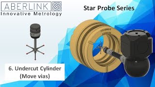 6 Undercut Cylinder Move vias  Star Probe Series [upl. by Dnomasor]