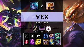 Vex Mid vs Azir Dominating  KR Master Patch 1422 [upl. by Eeliah]