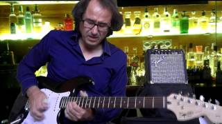 Demo Fender frontman FM 10G squier affinity stratocaster [upl. by Milissa716]