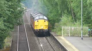 37057 37421 37607 Spondon 15th July 2024 0Z11 Colwick Derby [upl. by Highams]