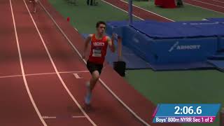 Millrose Trials 800m dash FULL RACE [upl. by Johns]