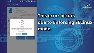 Unable to create symlink for Dex  Fix Apps2SD error  Set SELinux to Permissive [upl. by Aretha82]