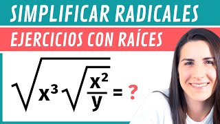 SIMPLIFICAR RAÍCES ✅ Ejercicios con Radicales [upl. by Tempest]