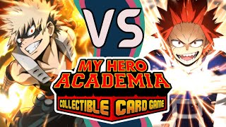 Katsuki Bakugo Death VS Eijiro Kirishima Earth  My Hero Academia CCG Match [upl. by Uttasta]