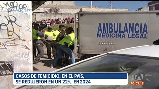 Los casos de femicidio se han reducido en un 22 en comparación con 2023 en Ecuador [upl. by Sheply]