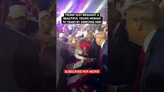 Trump Brings Beautiful Young Woman To Tears [upl. by Deck]