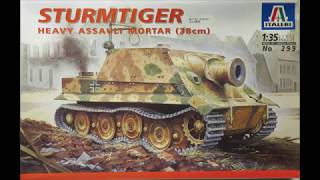 Italeri 135 SturmTiger Heavy Assault Mortar 38cm Kit 299 [upl. by Assital]