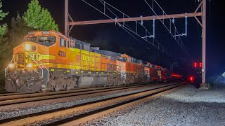 BNSF 4000 leads CSX B122 [upl. by Pettiford]