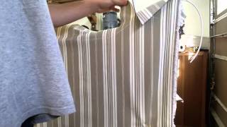 Upholstering an armchair Part 4  Outside Arm [upl. by Mccahill170]