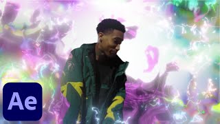 TRIPPY LIQUID EFFECT MUSIC VIDEO TUTORIAL AFTER EFFECTS  NITETIVE  AWGE [upl. by Nnairda]