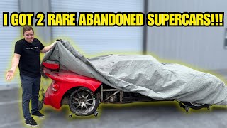 I Got 2 Rare Abandoned And Destroyed Supercars For Free [upl. by Barnum]