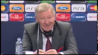 Sir Alex Ferguson Was Not Nice To Stupid Journalists [upl. by Erdna164]