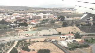 Alicante Airport Landing [upl. by Hedgcock73]