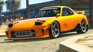 GTA V Online Annis ZR350 CAR BUILD customization Mazda RX7 [upl. by Kay]