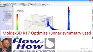 Moldex3D R17 Project optimizing runner using symmetry by FlowHow® [upl. by Enyamert742]