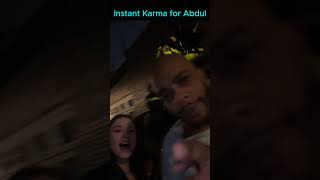 Instant Karma for Abdul Bravo European Police europe police abdul [upl. by Eirrot]