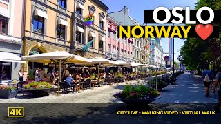 A walking tour of downtown Oslo Norway [upl. by Eicart]