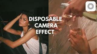 How to Edit Disposable Camera Effect  Vsco Tutorial🎞 [upl. by Armallas]