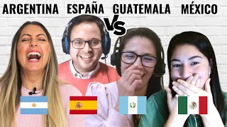 España vs México vs Argentina vs Guatemala Vocabulario  Different Spanish Accents and Vocabulary [upl. by Emearg447]