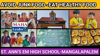 AVOID JUNK FOOD EAT HEALTHY FOOD AWARENESS PROGRAMME [upl. by Akkim]