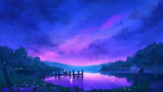 4K Anime Purple Evening Sky  Relaxing Live Wallpaper  1 Hour Screensaver  Infinite Loop [upl. by Ahcropal875]