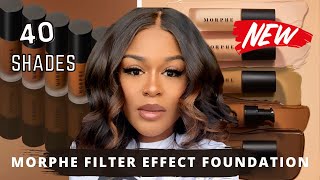 NEW MORPHE FILTER EFFECT FOUNDATION 26  WEAR TEST  Dry Skin [upl. by Vinita628]